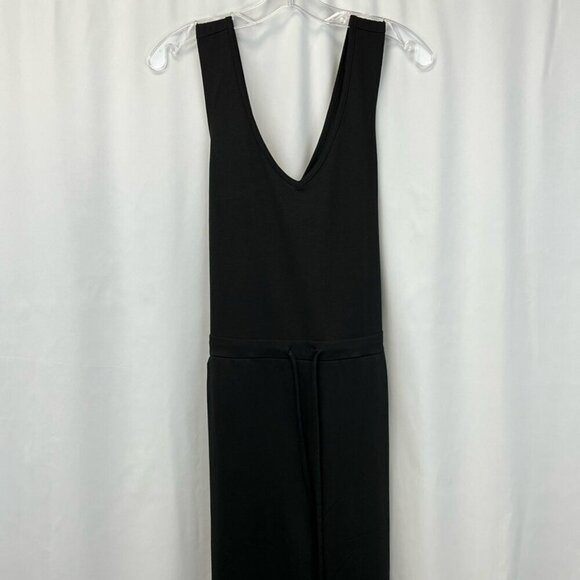 Emerald Sundae Womens Jumpsuit Black Stretch V Neck Sleeveless Straight Leg S - Picture 5 of 11